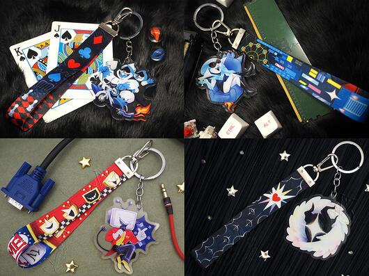 Deltarune Lanyard Charms - @avDragnire