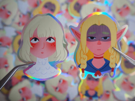 Dungeon Meshi Stickers - @stargia