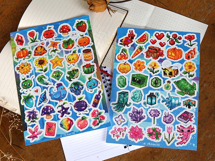 Rainbow Items Sticker Sheet - 2025 - @avDragnire