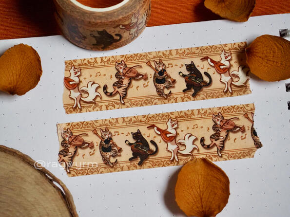 Medieval Meowsicians Washi Tape - 2025 - @ragwyrm